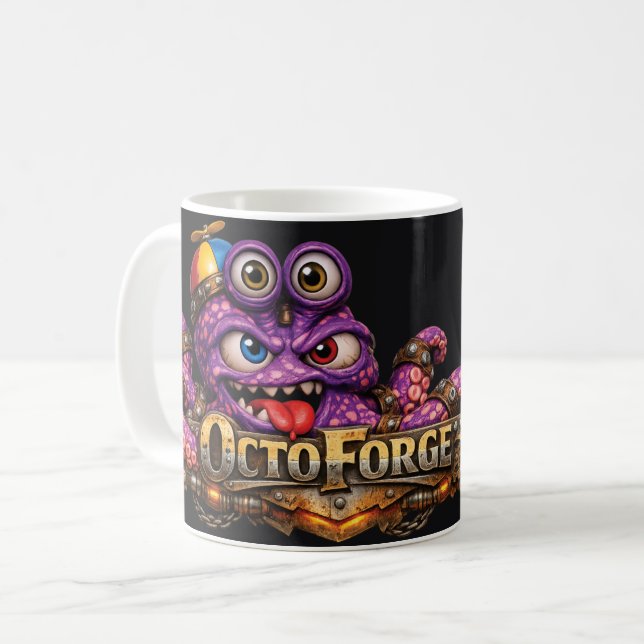 Octoforge Kaffeetasse (Vorderseite Links)