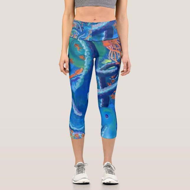 Octopacifica Yoga Capri Leggings (Vorderseite)