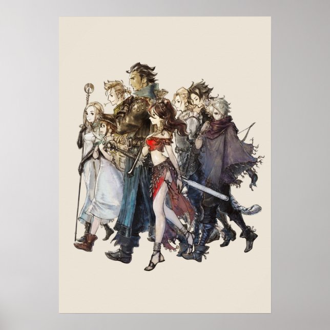 Octopath Traveller® Traveller Poster (Vorne)