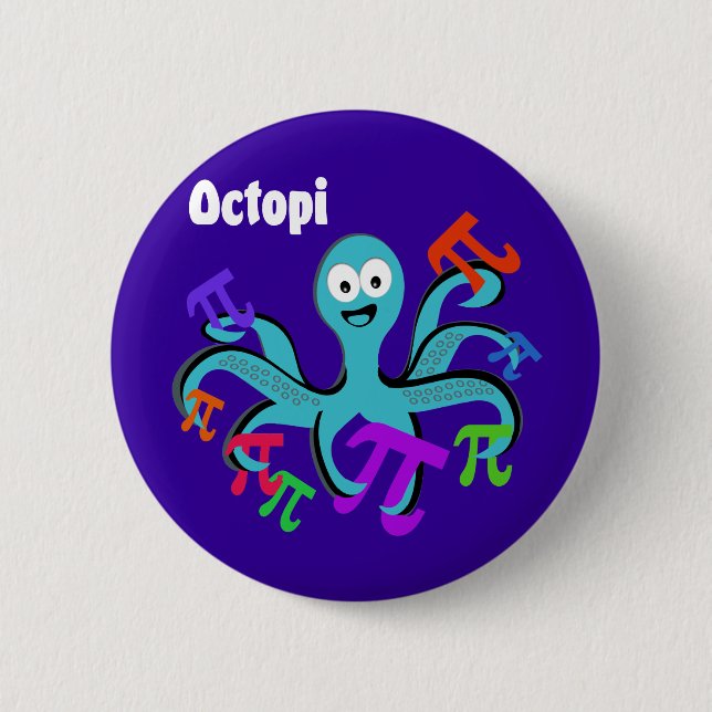 Octopi Button (Vorderseite)