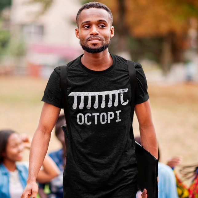 Octopi Funny Physics Math Joke Geek Pi Day Nerd T-Shirt (Von Creator hochgeladen)