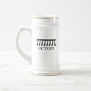 Octopi - Funny Pi Octopus Math Bierglas