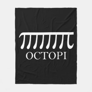 Octopi - Funny Pi Octopus Math Fleecedecke
