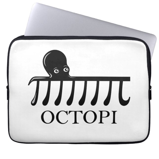 Octopi - Funny Pi Octopus Math Laptopschutzhülle (Vorderseite)