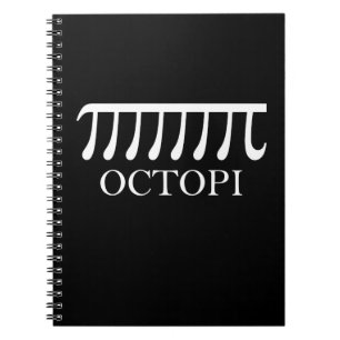Octopi - Funny Pi Octopus Math Notizblock