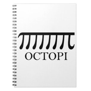 Octopi - Funny Pi Octopus Math Notizblock