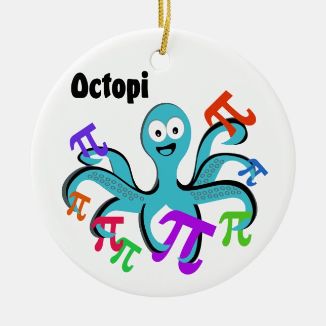 Octopi Keramik Ornament (Vorne)