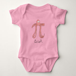 Octopi Niedlich Mathe Pi Day Kinderanzug Baby Strampler
