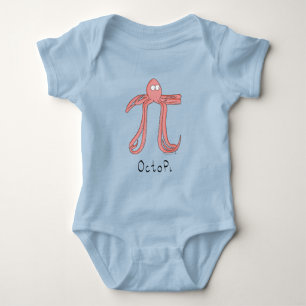 Octopi Niedlich Mathe Pi Day Kinderanzug Baby Strampler