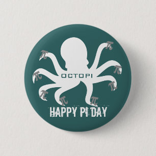 Octopi Pi Day Button