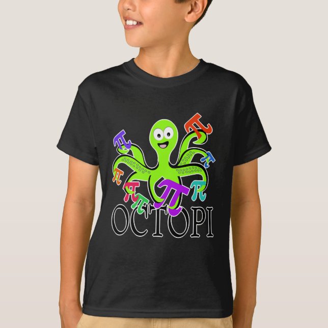 Octopi Pi Day T-Shirt (Vorderseite)