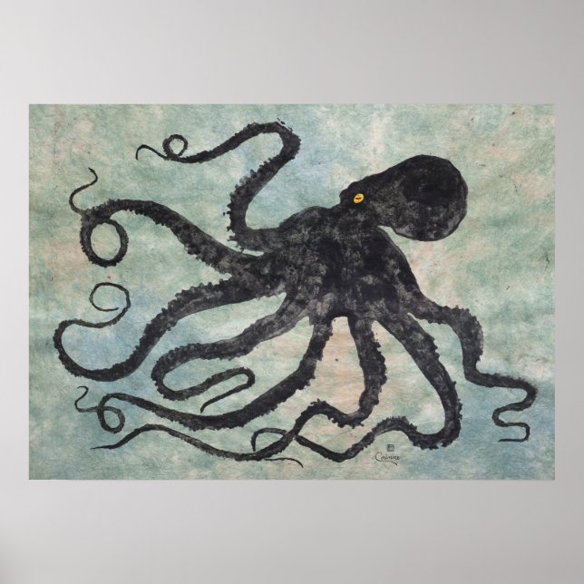 Octopus 6 - 28" x 20" Poster (Vorne)