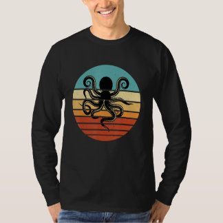 Octopus  70 s 80 s Retro Vintage Sea Animal T-Shirt