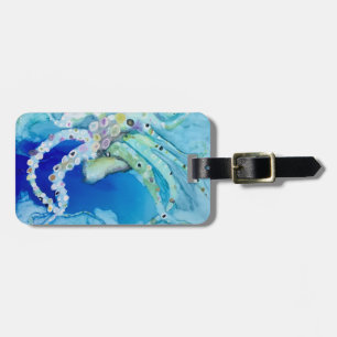 Octopus Akrylic Luggage Tag Gepäckanhänger