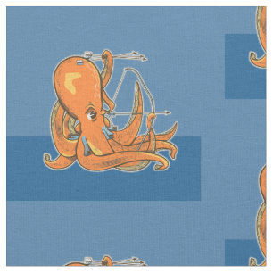 Octopus Archery Stoff