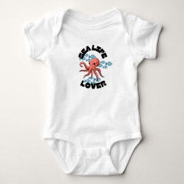 Octopus Baby Jersey Bodysuit Strampler