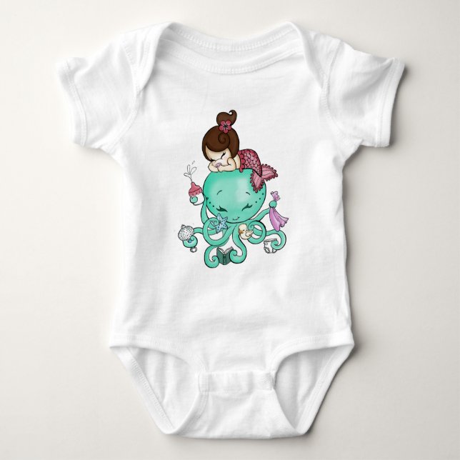 Octopus Babysitter T Shirt (Vorderseite)