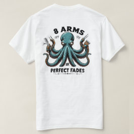 Octopus Barber T - Shirt - 8 Arme für perfekte Fad