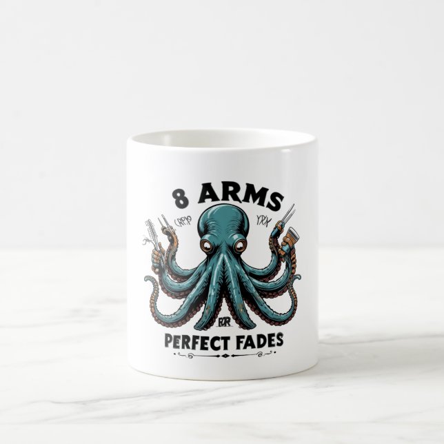 Octopus Barber Tasse - 8 Arme für perfekte Fades (Mittel)