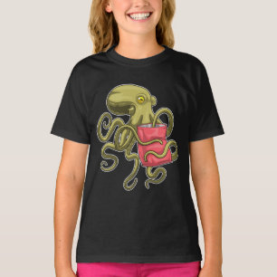 Octopus-Beutel mit Chips T-Shirt