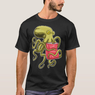 Octopus-Beutel mit Chips T-Shirt