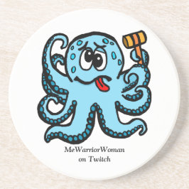 Octopus Bonk, MeWarriorFrau auf Twitch Getränkeuntersetzer