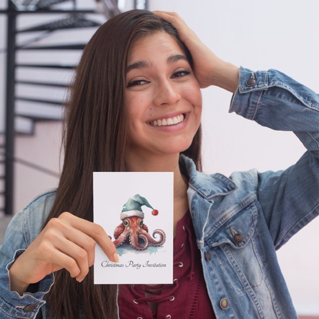Octopus Christmas Joy, Brauch Einladung (Von Creator hochgeladen)