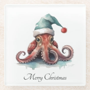 Octopus Christmas Joy, Brauch Glasuntersetzer