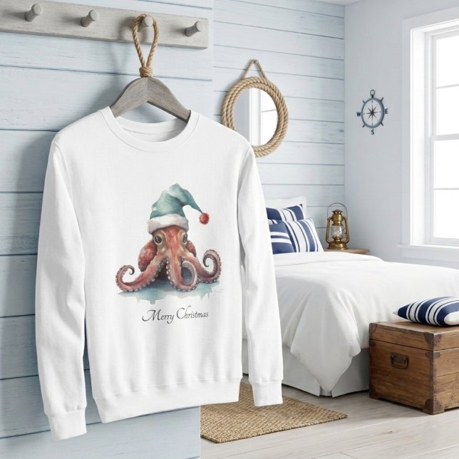 Octopus Christmas Joy, Brauch Sweatshirt (Von Creator hochgeladen)