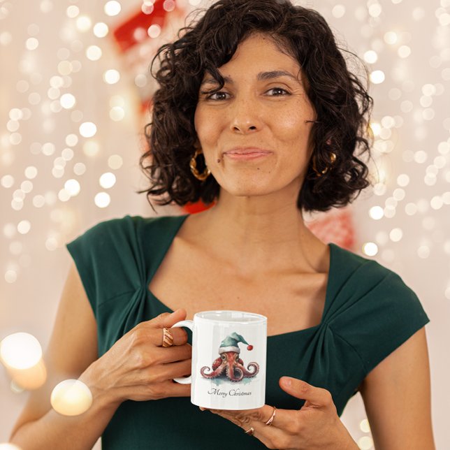 Octopus Christmas Joy, Brauch Tasse (Von Creator hochgeladen)