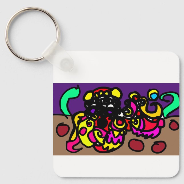 Octopus   cool style schlüsselanhänger (Vorderseite)