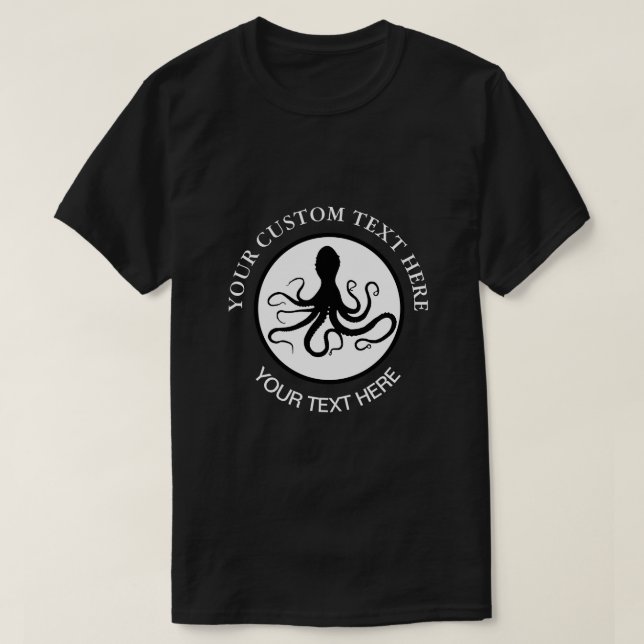 Octopus Custom Logo T-Shirt (Design vorne)