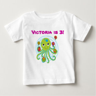 Octopus Customizable Birthday T - Shirt