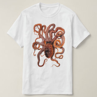 Octopus Design Graphic T - Shirt
