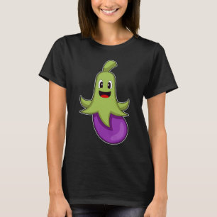 Octopus Eggpflanze T-Shirt