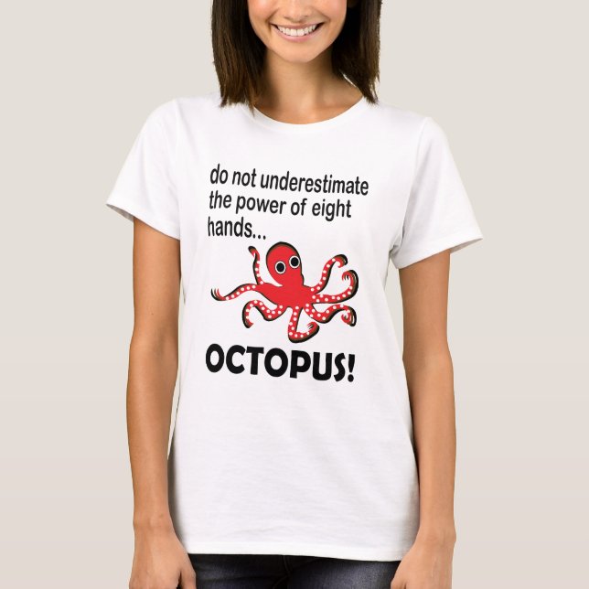Octopus Funny T-Shirt (Vorderseite)