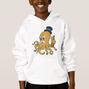Octopus Gentleman Hat Hoodie