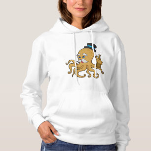 Octopus Gentleman Hat Hoodie