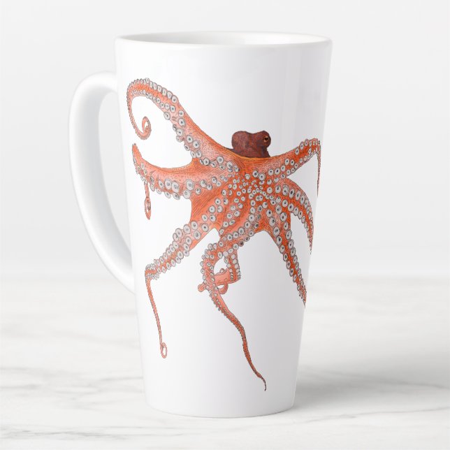 Octopus Hugs Tasse (Linke Ecke)