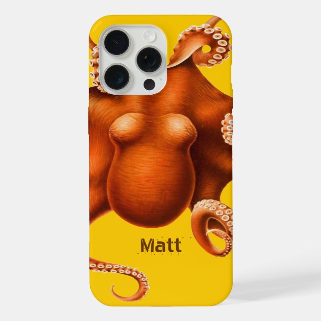 Octopus iPhone Case für ihn oder sie Hülle (Rückseite)