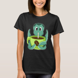 Octopus Kaffeetasse T-Shirt