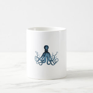 Octopus kraken nautischer Küstenstrand Tasse