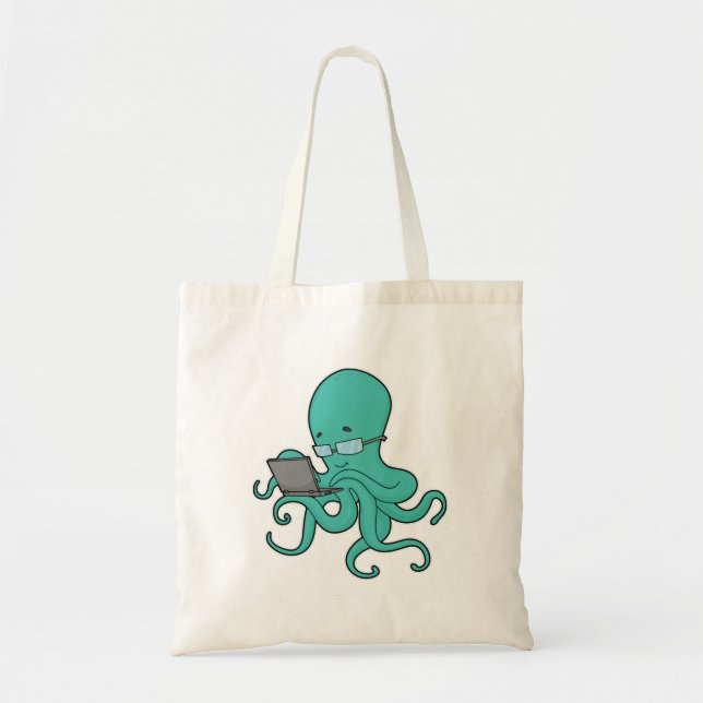 Octopus Laptop Tragetasche (Vorne)
