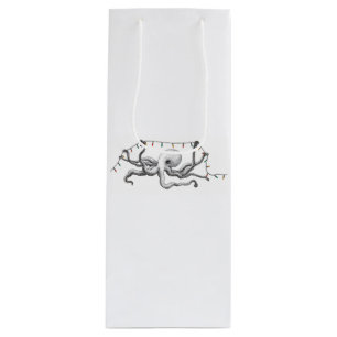 Octopus & Lights-Geschenktasche Geschenktüte Für Weinflaschen