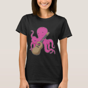 Octopus Musician Gitarre T-Shirt