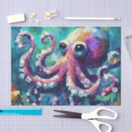 Octopus Nautical Beach Coast Decoupage Seidenpapier