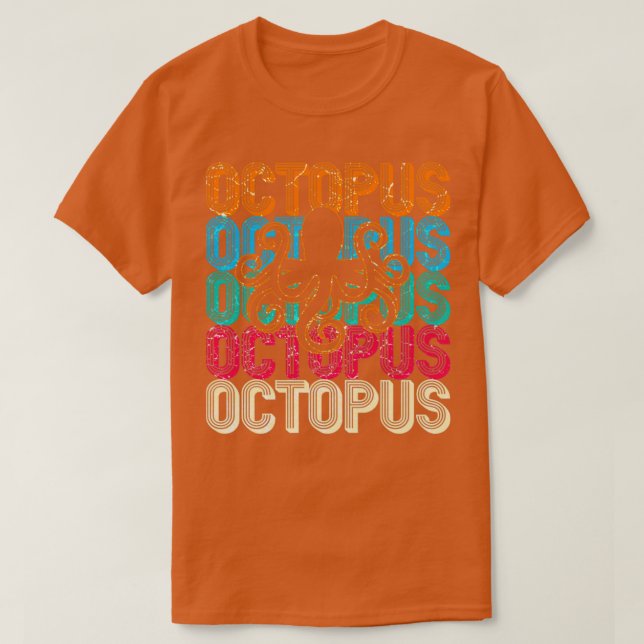 Octopus Ocean Animal T-Shirt (Design vorne)