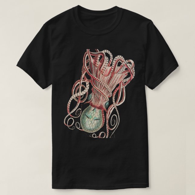 Octopus Octopus Tintenfisch Frauen Männer Jugend U T-Shirt (Design vorne)