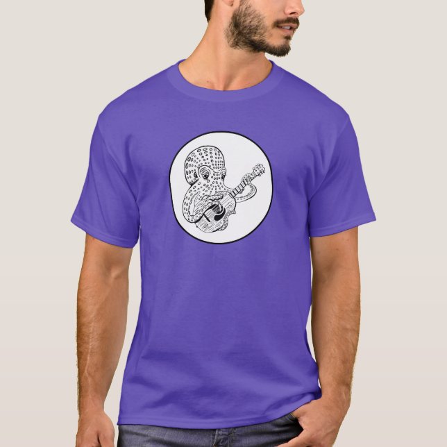 Octopus On guitar - my first one T-Shirt (Vorderseite)