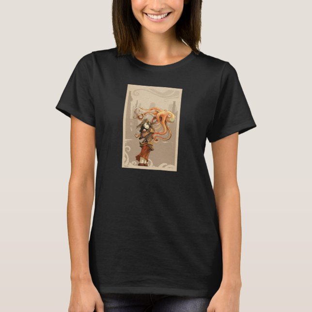 Octopus Parasol T-Shirt (Vorderseite)